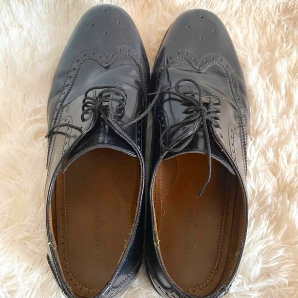 Florsheim Shoes Florsheim Mens Brookside Lace Up Black Shoes Sz 1